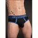 Mr S Leather BRAWLER Brief | Black & Blue
