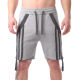 Nasty Pig KNOCKOUT Distressed Shorts | Heather Grey