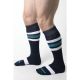 Cell Block 13 Tight End Knee High Socks | Navy