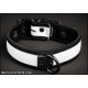 Mr S Leather NEO Puppy Collar | White