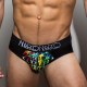 MARCO MARCO Neon Script Brief - Solid Black Back