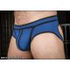 Mr S Leather NEO BOLD COLOUR Full Access Brief | Cobalt Blue