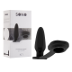 SONO: No.1 Cock Ring with Butt Plug | Black Silicone