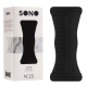 SONO: No.23 Ribbed Cock Stroker | Black