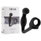 SONO: No.2 Cock Ring with Prostate Massaging Probe | Black Silicone