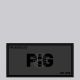 Mr. Riegillio  Rubber Velcro Patch - PIG - Black