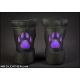 Mr S Leather OPEN PAW Puppy Gloves | Purple