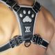 Boxer Barcelona Pux Puppy Control Harness - Black/White