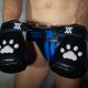 Boxer Barcelona PUX Puppy Mittens | Black/White