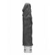 Realistic Vibrating Dildo: Black | 8 Inches