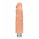 Realistic Vibrating Dildo: Cream | 8 Inches