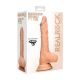Realistic Dildo With Balls and Strap On Harness - Cream | 7 Inches