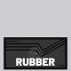 Mr. Riegillio  Rubber Velcro Patch - RUBBER - White
