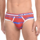 2(x)ist Rugby Mesh No-Show Brief - Haute Red