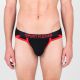 SPORT FUCKER: Shortstop Brief - Black & Red
