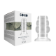SONO: No.49 Ribbed Tunnel Butt Plug | Clear