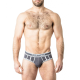 Nasty Pig SPEED DEMON Brief | Grey & White