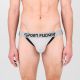 SPORT FUCKER: Bullpen Jockstrap - Grey & Black
