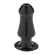 Perfect Fit: THE ROOK Double Tunnel Plug - Black