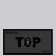 Mr. Riegillio  Rubber Velcro Patch - TOP - Black