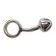 Titus 3 inch Butt Plug with Finger Ring | Stainless Steel