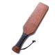 LEATHER WRAPPED WOOD SPANKING PADDLE