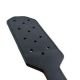 Black Leather Impact Paddle with Holes