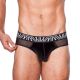 Marco Marco VELVET Brief | Black Velvet & Mesh