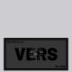Mr. Riegillio  Rubber Velcro Patch - VERS - Black