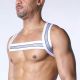 Cell Block 13 Tight End Elastic Harness | White