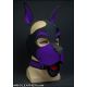 Mr S Leather Neo WOOF! Head Harness | Black & Purple