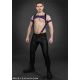 Mr.S Leather X-Factor Bold Color Body Harness | Purple