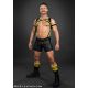 Mr.S Leather X-Factor Carbon Black Body Harness | Yellow