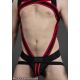 Mr.S Leather X-Factor Carbon Black Cock Strap | Red
