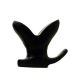 SquarePegToys® POD Butt Plug: FIRM BLACK | Large