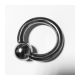 Dark Ink ZE BOWL: Cockring with Magnetised Ball | 50mm