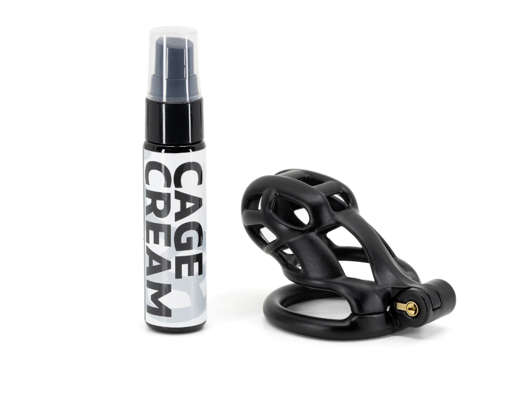 KINK3D Cage Cream available from Clonezone by LeatherDaddy - a chastity collab!