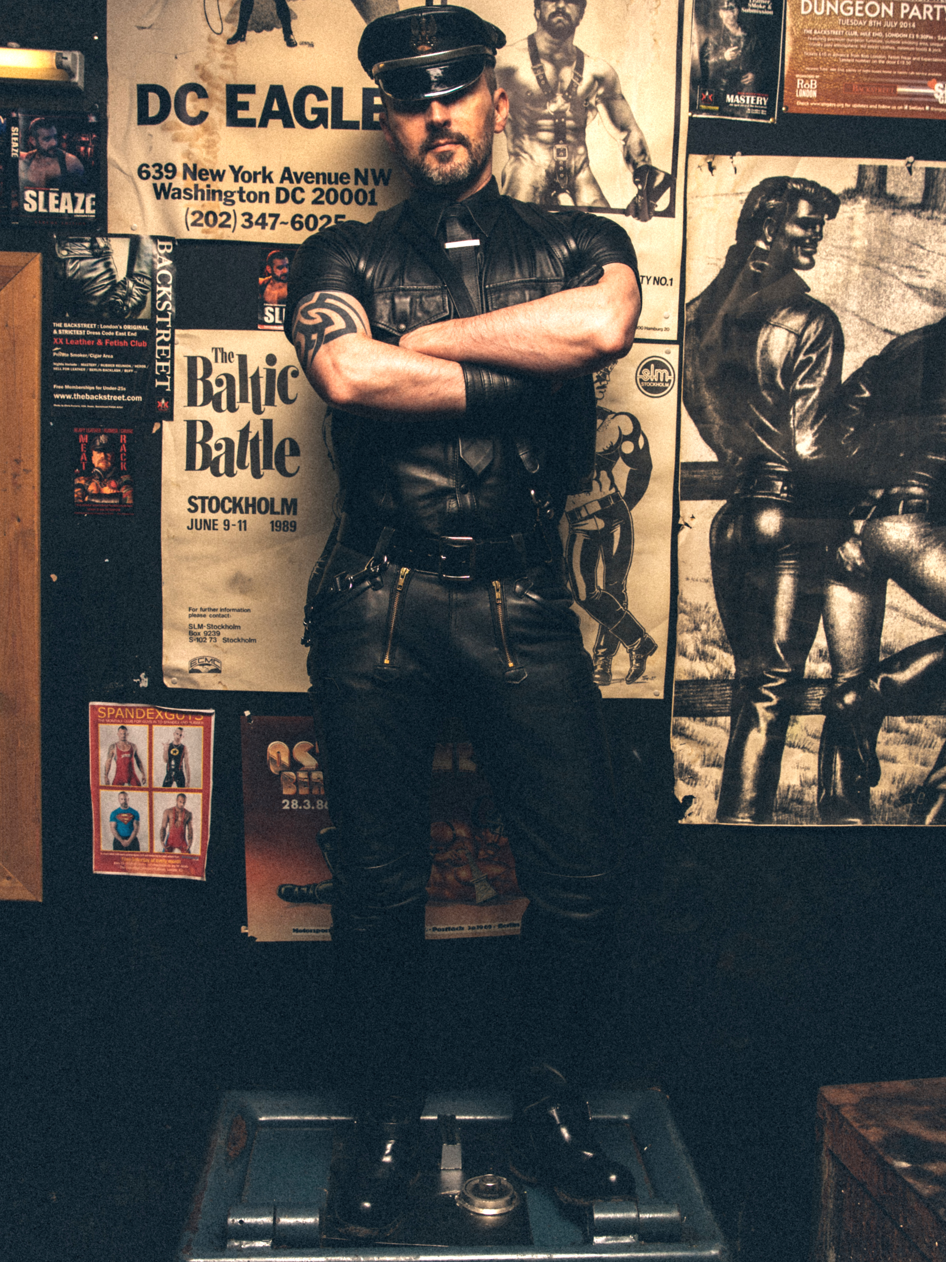 Head-to-toe leather look for Fetish Week London Full Fetish