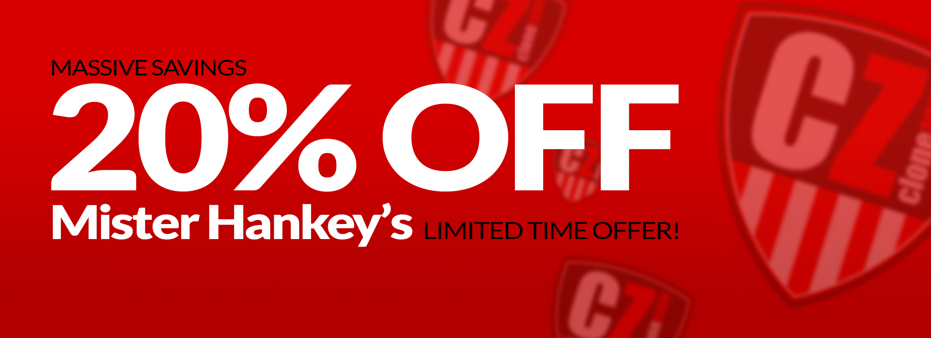 20% Off Hankey's