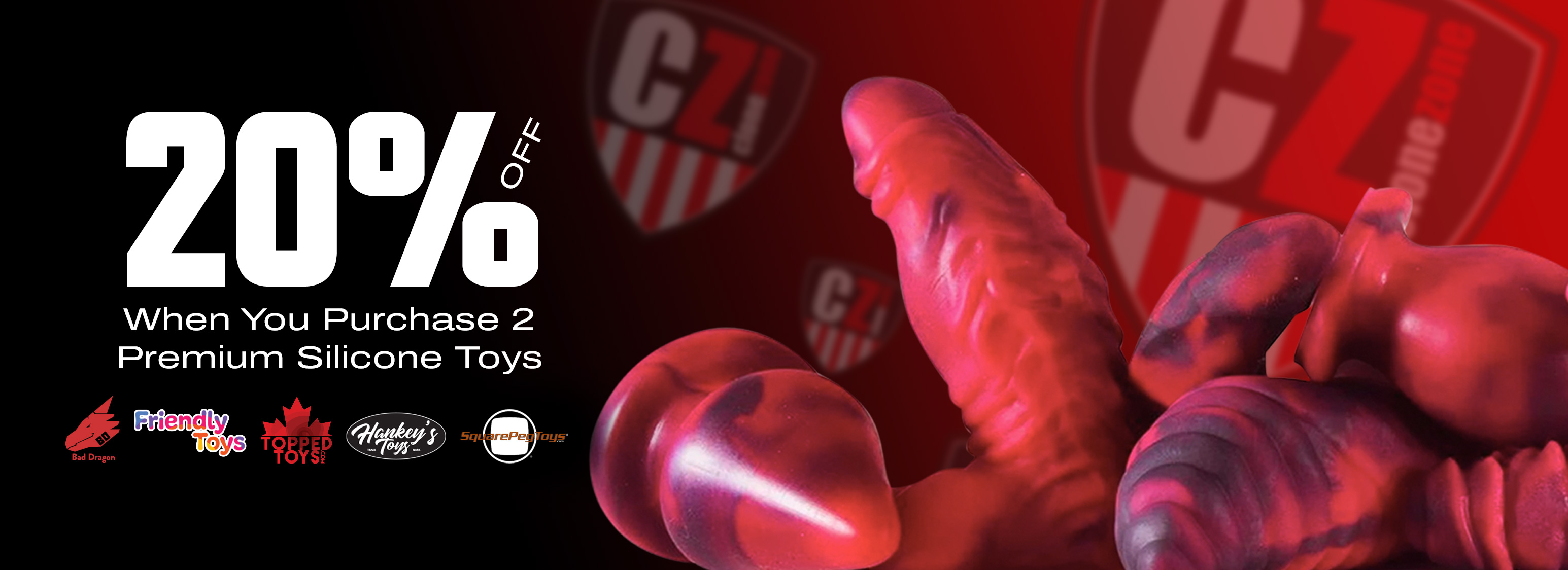 20% Off Premium Silicone Toys