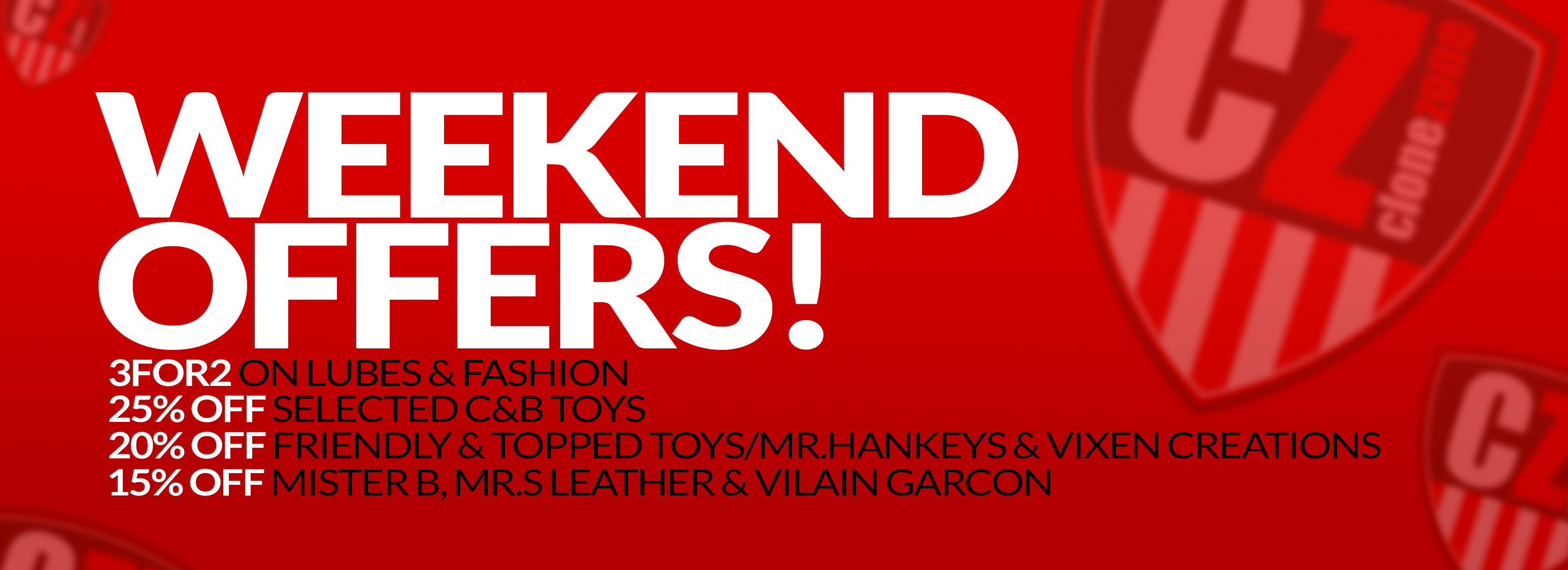WEEKEND OFFERS