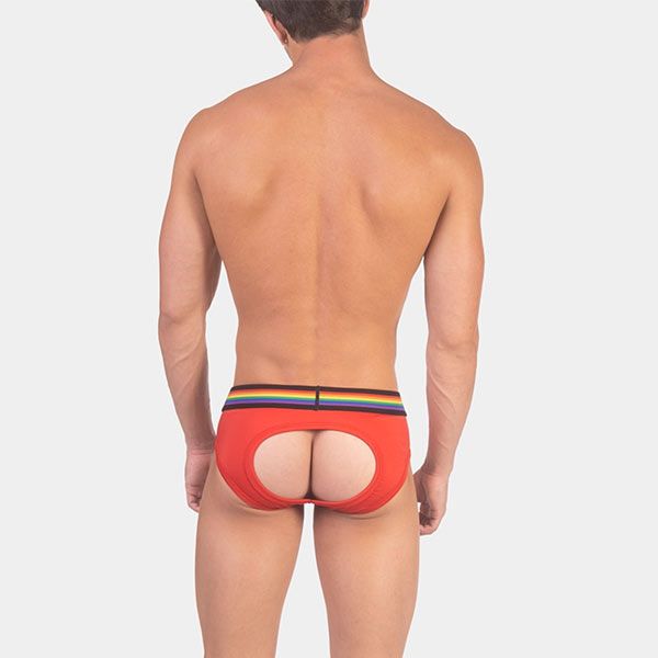 Barcode Berlin PRIDE Backless Brief | Red