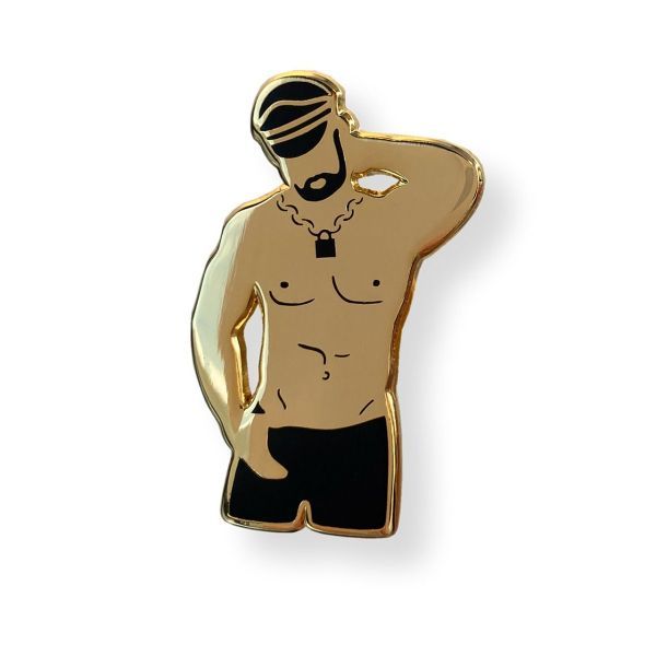 Master Of The House: LOCKED Pin | Black & Gold