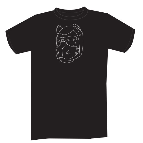 K9 Pup T-Shirt | Black/White