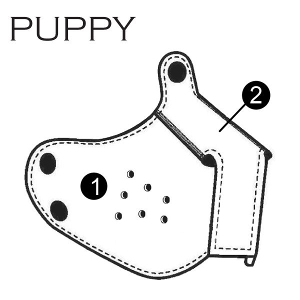 Build Your Own Neoprene PUPPY Muzzle